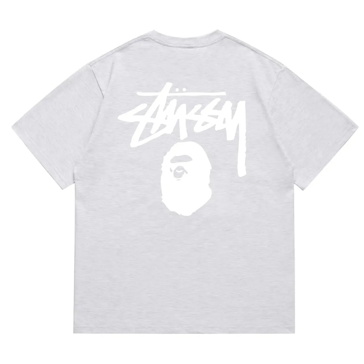 Stussy x A Bathing Ape Stock Logo Red T-Shirt 15