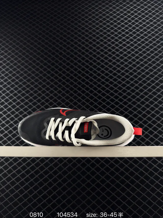 Supreme Nike ZoomX Black White Red Running Shoes 3
