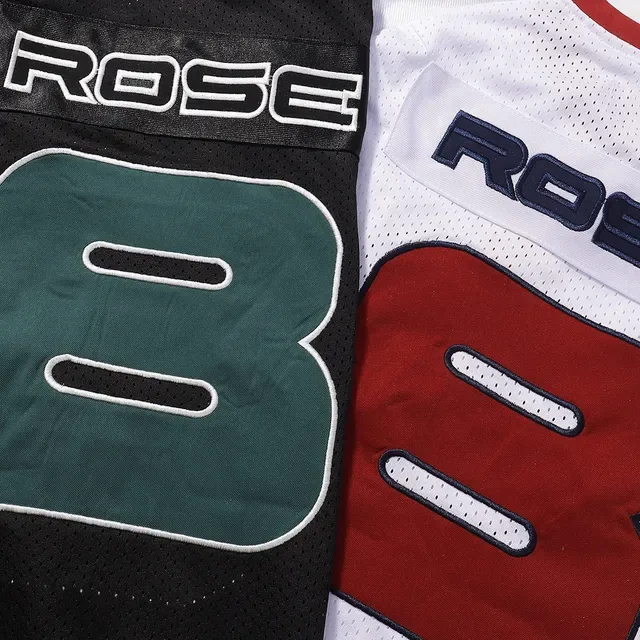 Supreme Rose Collaboration White Red V-Neck Mesh Construction Jersey 9