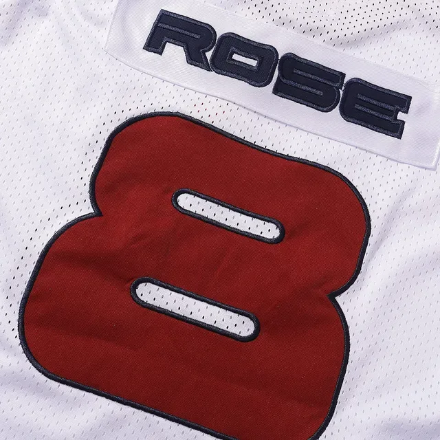 Supreme Rose Collaboration White Red V-Neck Mesh Construction Jersey 10