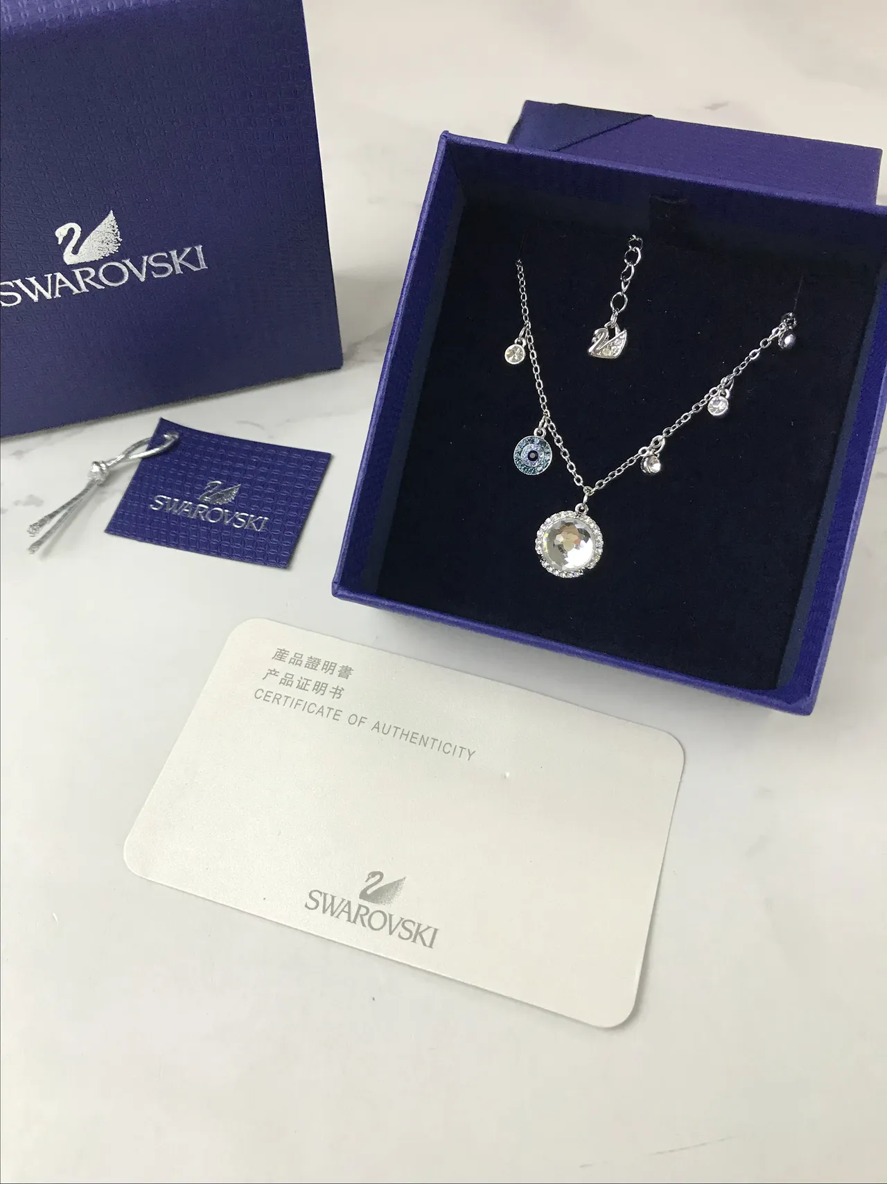 Swarovski Collier Multi-Charm Pavé de Cristal 2
