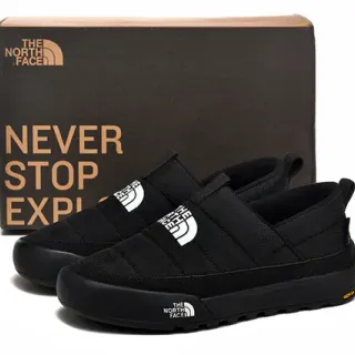 The North Face Black White Slip-On Elastic Strap Closure Loafer