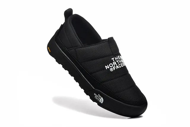 The North Face Black White Slip-On Elastic Strap Closure Loafer 6
