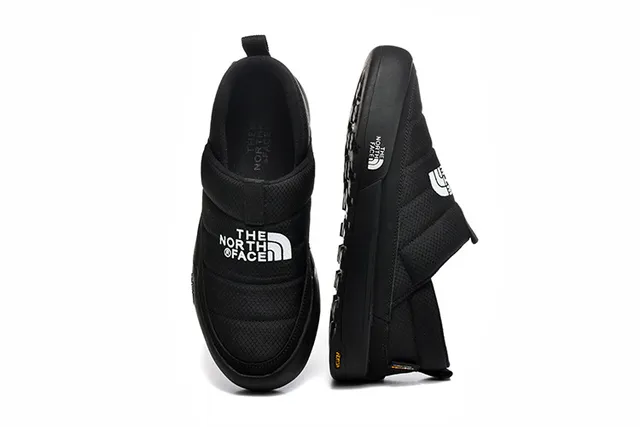 The North Face Black White Slip-On Elastic Strap Closure Loafer 7