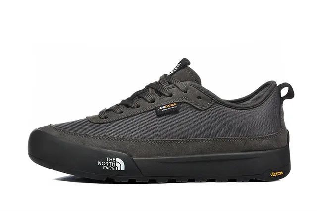 The North Face Charcoal Gray and Black Lifestyle Sneakers 3