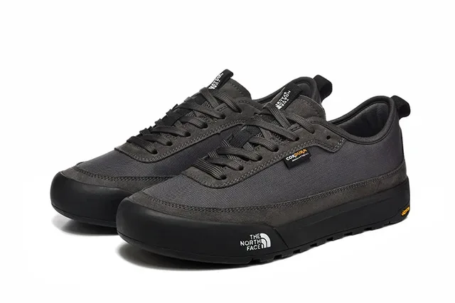 The North Face Charcoal Gray and Black Lifestyle Sneakers 5