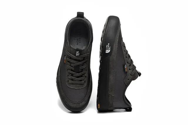 The North Face Charcoal Gray and Black Lifestyle Sneakers 8