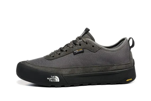 The North Face Charcoal Gray and Black Lifestyle Sneakers 11