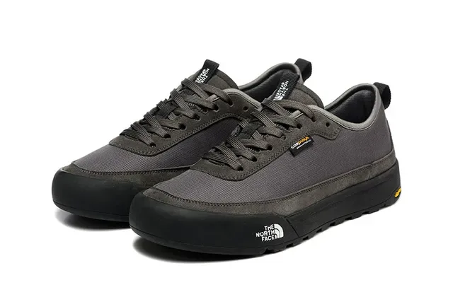 The North Face Charcoal Gray and Black Lifestyle Sneakers 13