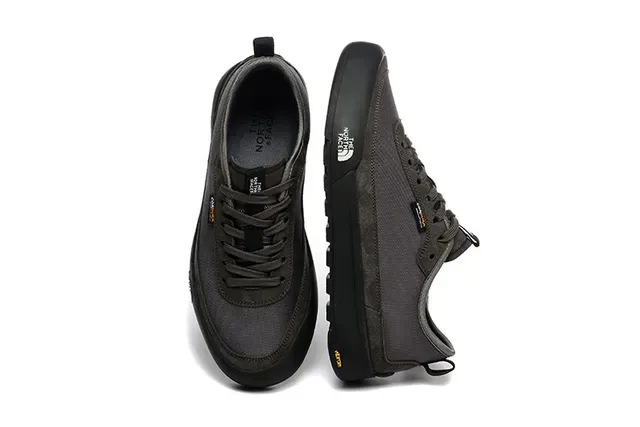 The North Face Charcoal Gray and Black Lifestyle Sneakers 16