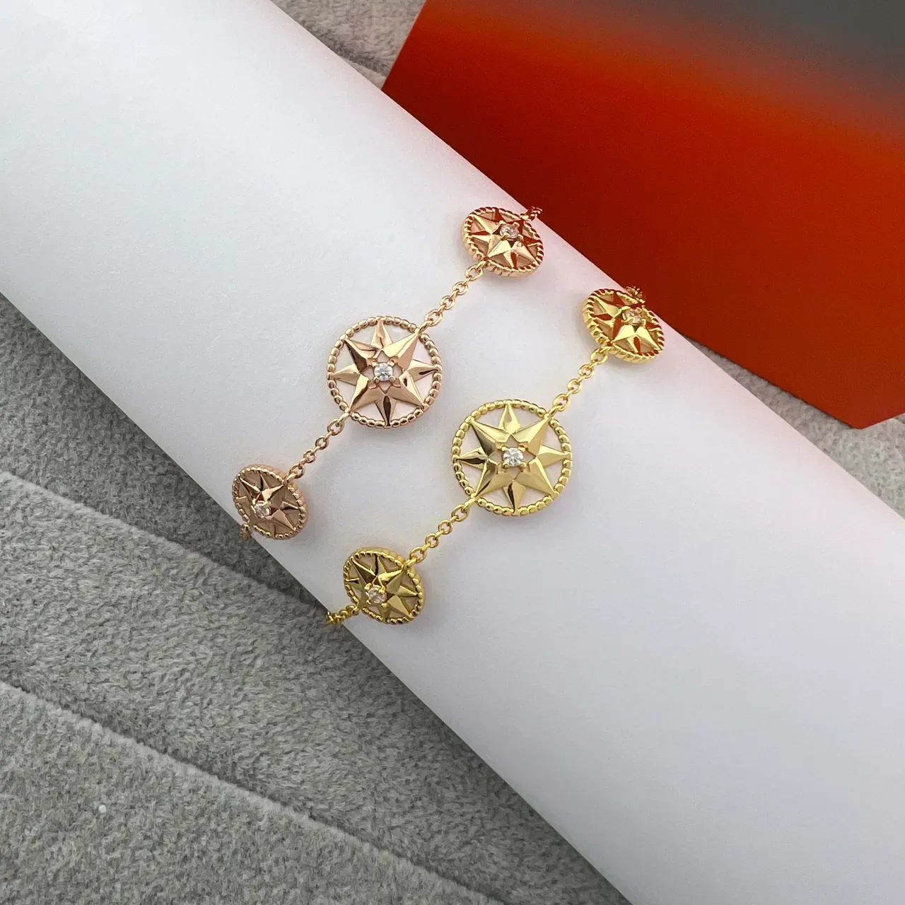 Tiffany & Co. Compass Rose Enamel and Diamond Bracelet 4
