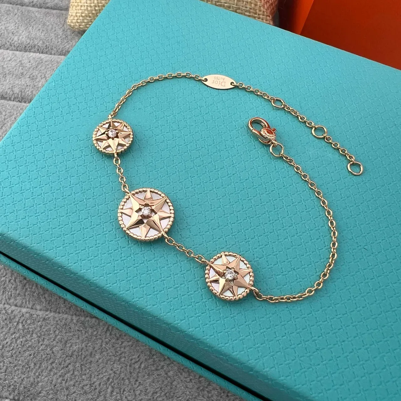 Tiffany & Co. Compass Rose Enamel and Diamond Bracelet 5