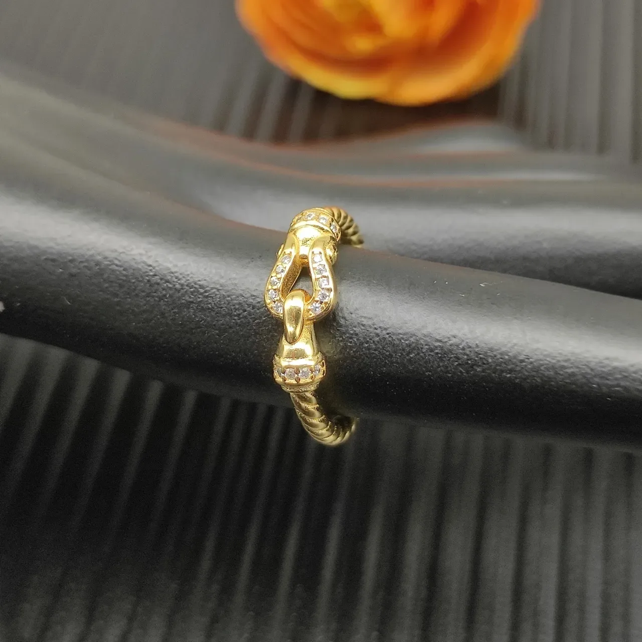 Tiffany & Co. HardWear Diamond-Pavé Buckle Rope Bracelet 5