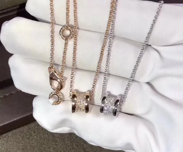 Tiffany & Co. HardWear Or Rose Micro-Pavé Collier Pendentif Cylindrique 8