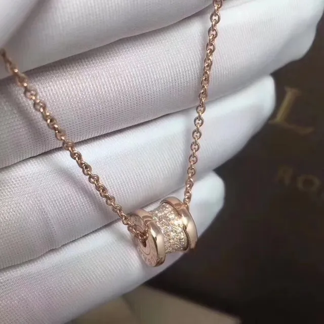 Tiffany & Co. HardWear Or Rose Micro-Pavé Collier Pendentif Cylindrique 9