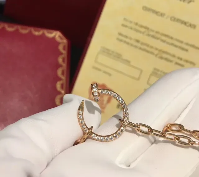 Tiffany & Co. Juste un Clou Colar Círculo Aberto Pavé 3