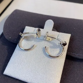 Tiffany & Co. Juste un Clou Polished Silver Hoop Earrings