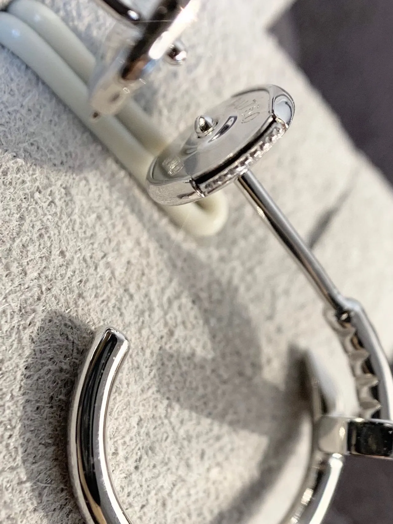 Tiffany & Co. Juste un Clou Polished Silver Hoop Earrings 6