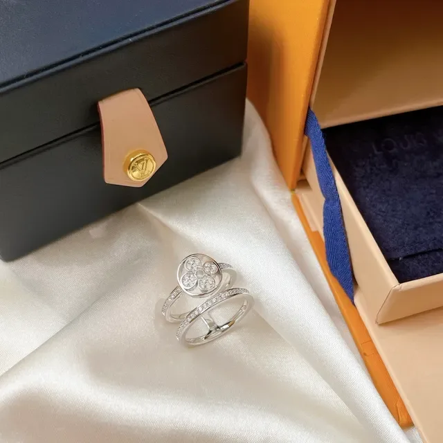 Tiffany & Co. Paloma Picasso Anel de folhas de olivo floral pavé 6