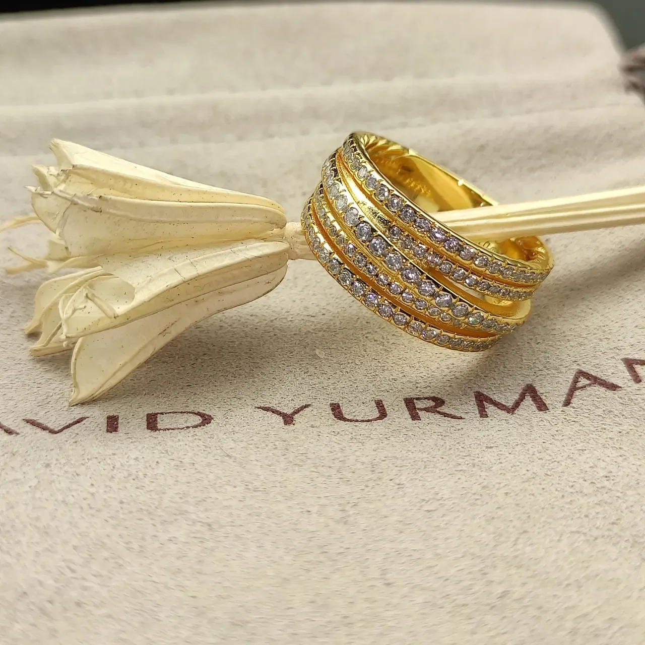 Tiffany & Co. T Collection Bagues empilables en corde torsadée et diamants pavé 2