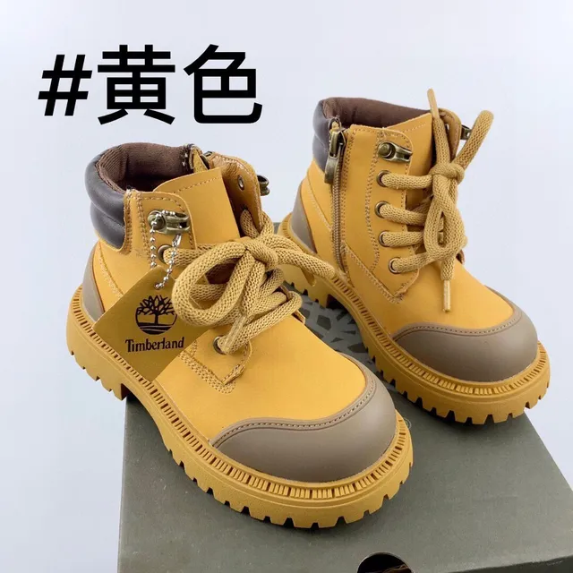 Timberland Field Boot 粉色双色儿童工靴 6