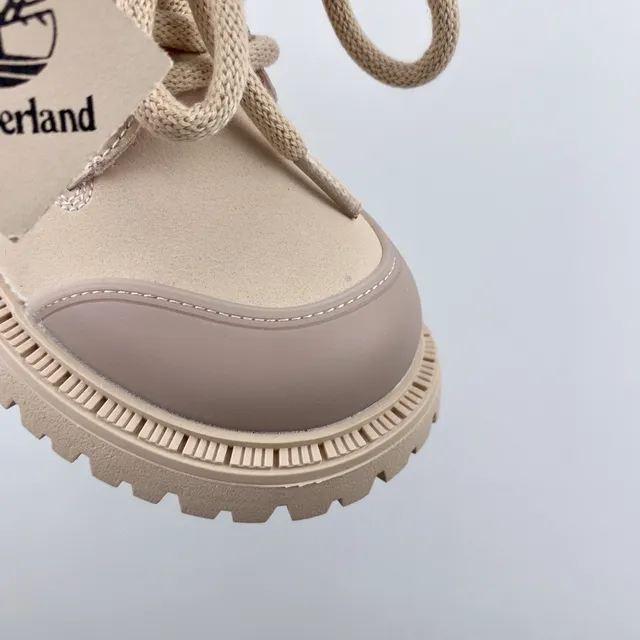 Timberland Field Boot 粉色双色儿童工靴 10