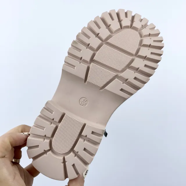 Timberland Field Boot 粉色双色儿童工靴 15