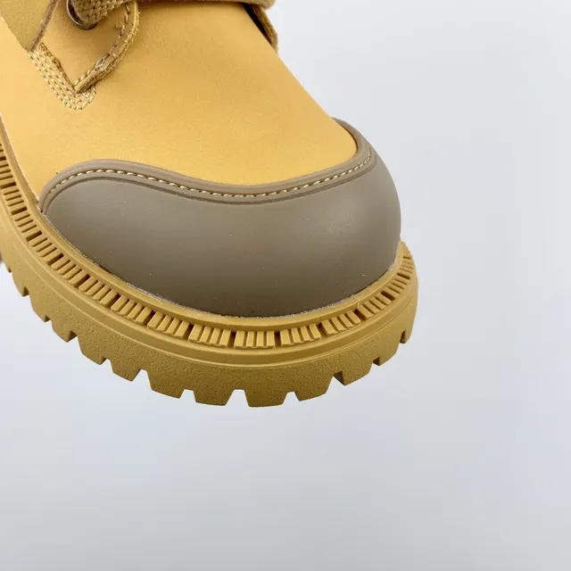 Timberland Field Boot 粉色双色儿童工靴 19