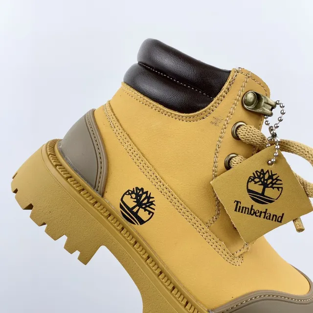 Timberland Field Boot 粉色双色儿童工靴 20