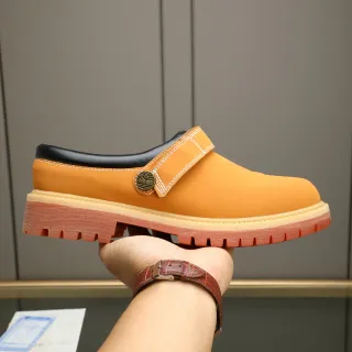 Timberland Orange Black Slip-On Clog Strapped Mule Casual Shoes