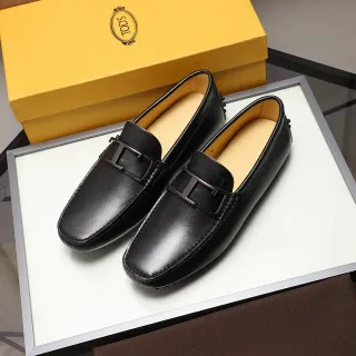 Tod's Gommino Loafer Cuero Negro Hebilla H Mocasines