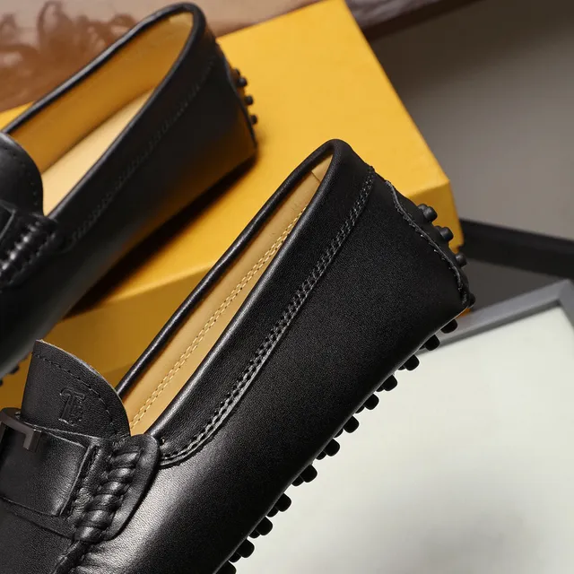 Tod's Gommino Loafer Cuir Noir Boucle H Mocassins 3