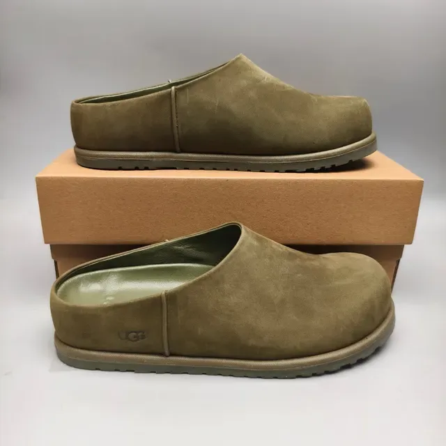 UGG Army Green Suede Upper Molded Rubber Sole Casual Shoes 5