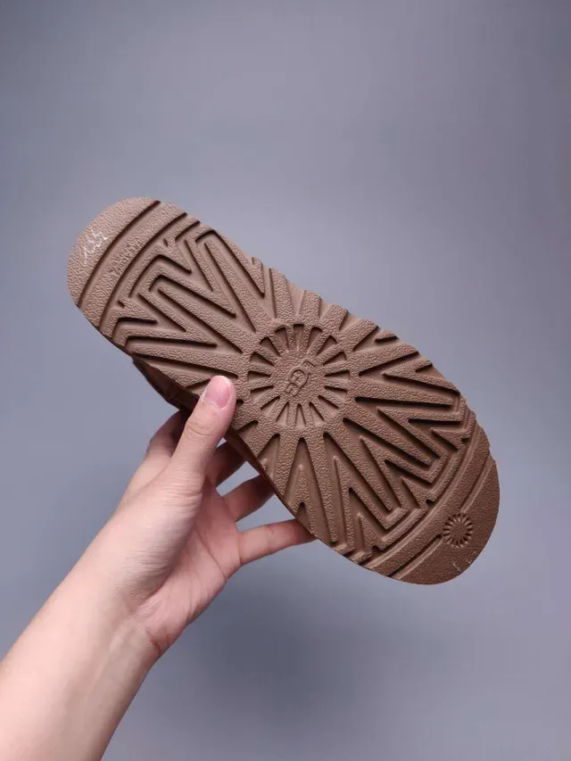 UGG Classic Mini Chestnut Brown Suede Snow Boots 3