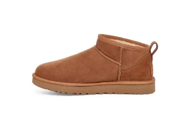 UGG Classic Mini Chestnut Brown Suede Snow Boots 12