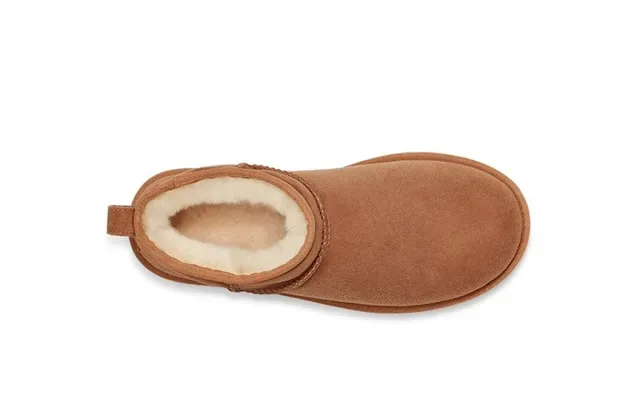 UGG Classic Mini Chestnut Brown Suede Snow Boots 15