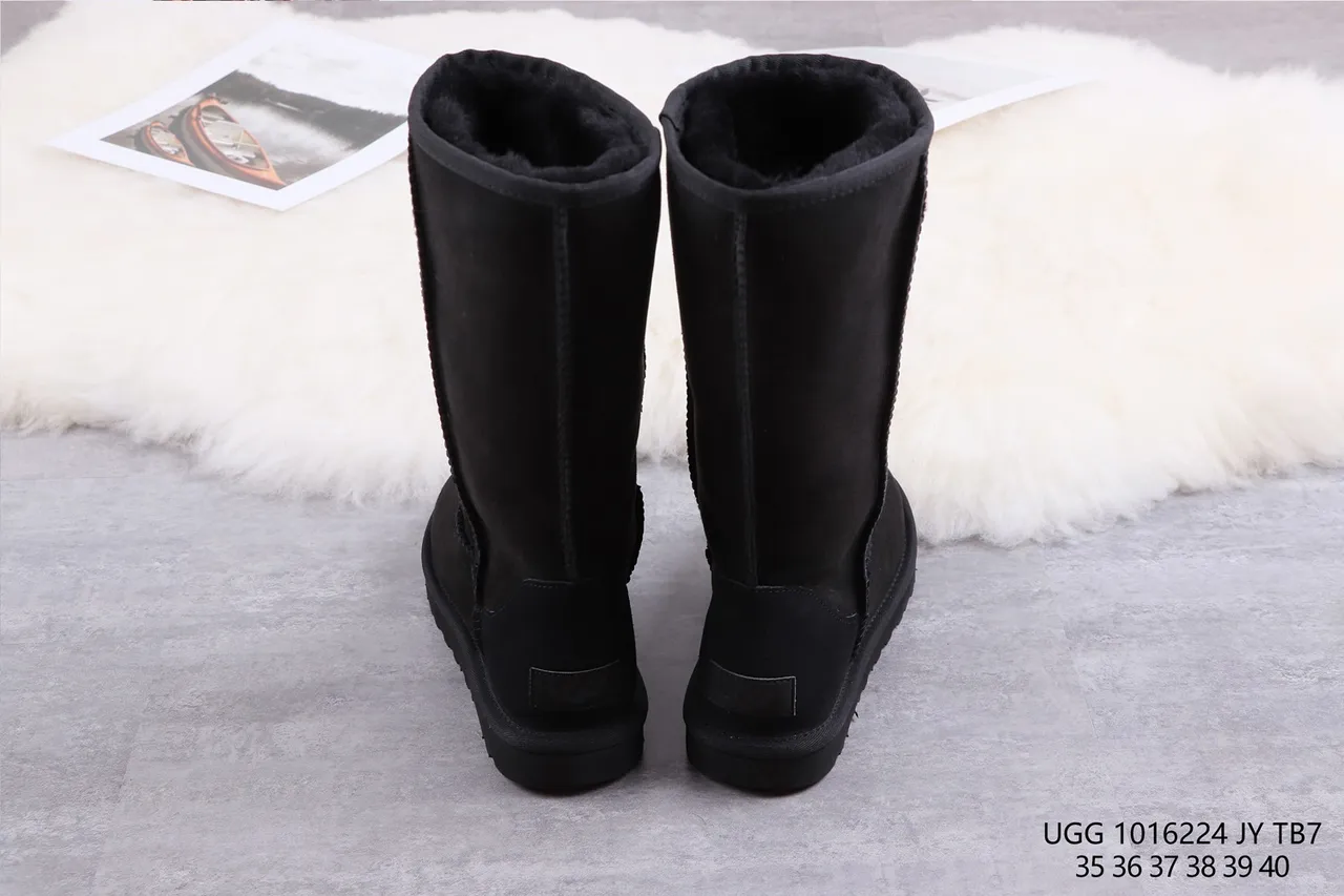 UGG Classic Tall Black Knee Boots 8
