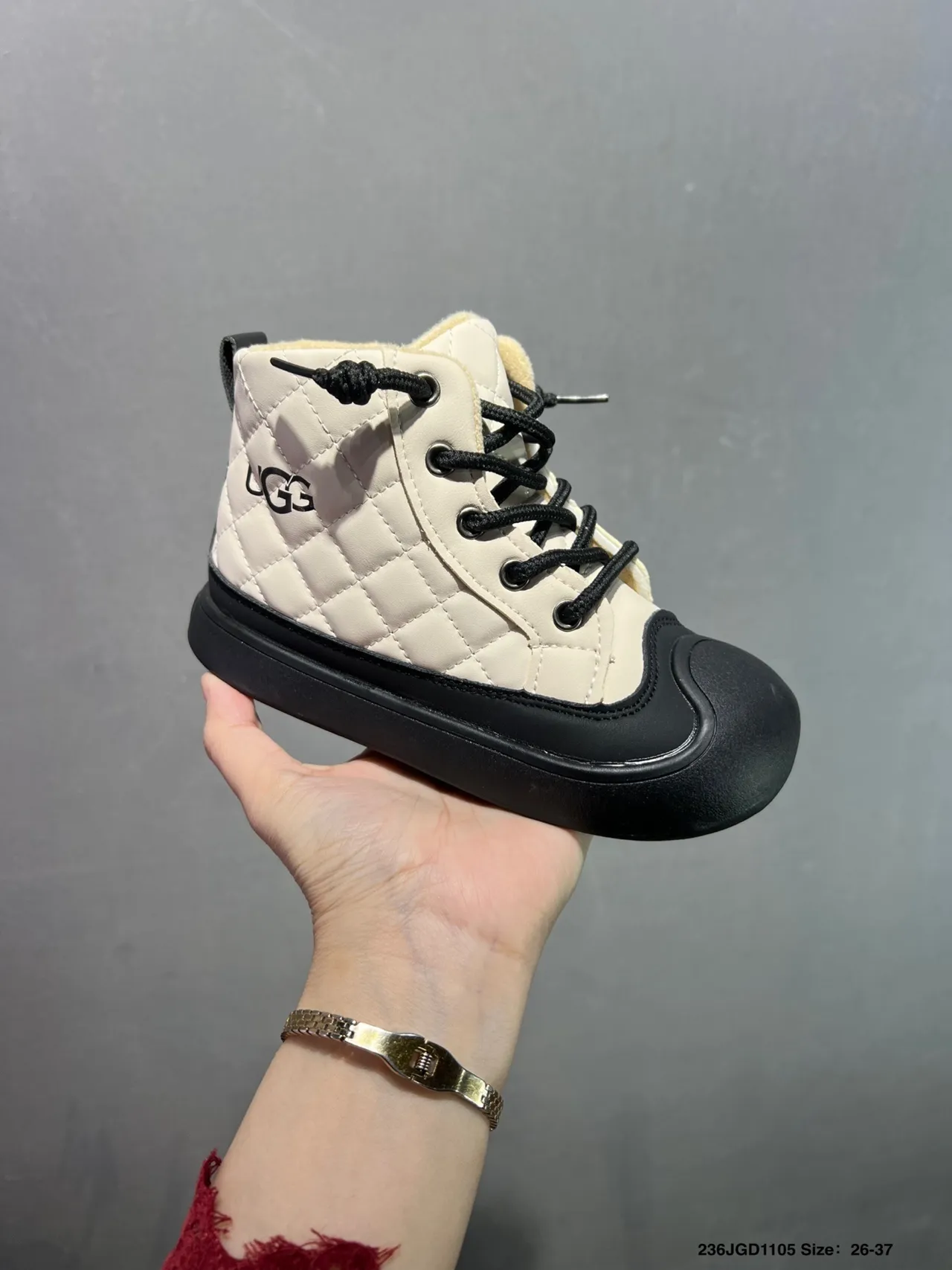 UGG Quilted Lace-Up Snow Boots 4