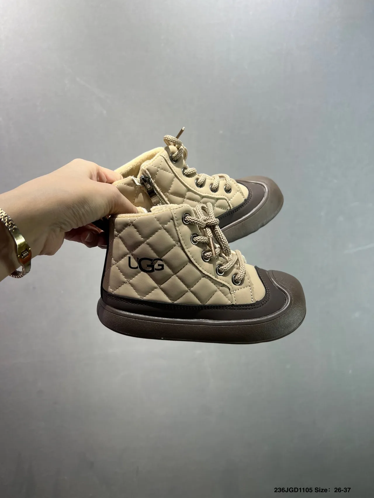 UGG Quilted Lace-Up Snow Boots 14