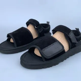 UGG Tasman Sandales Casual en Daim et Cuir Noir