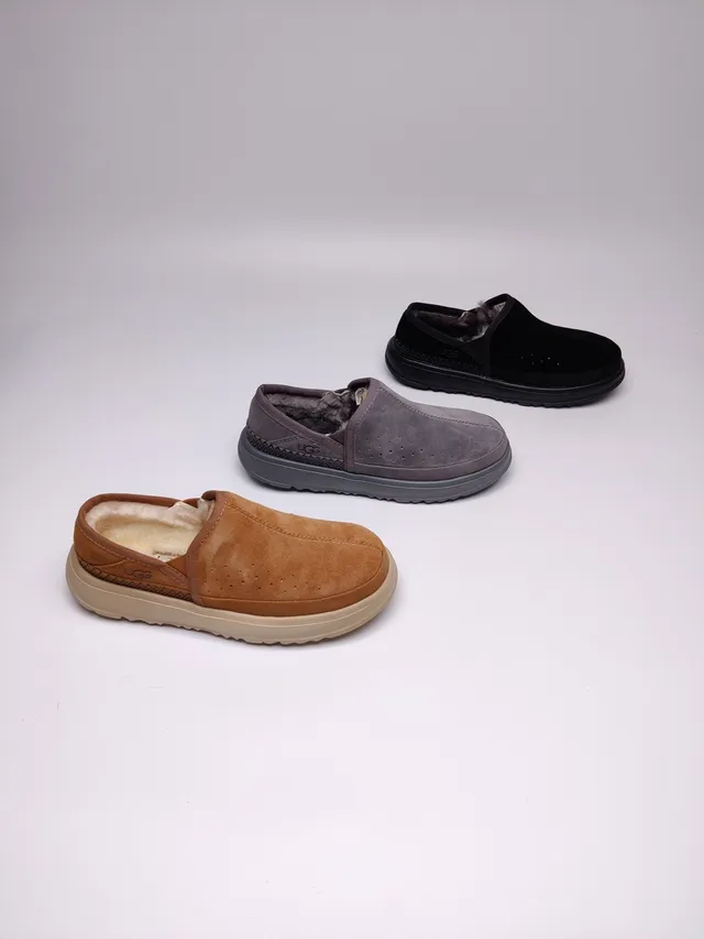 UGG Tasman Mocasines de Ante Negro sin cordones 3