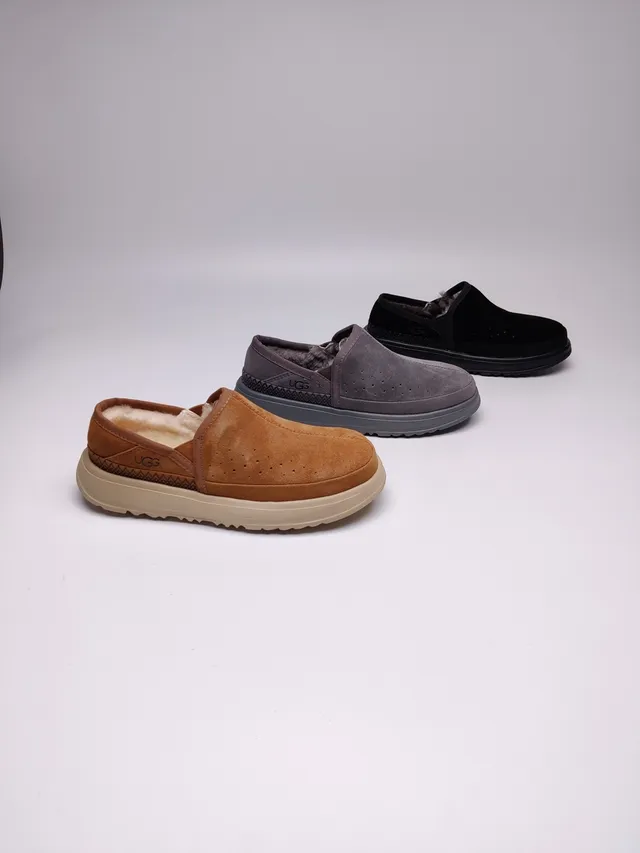 UGG Tasman Mocasines de Ante Negro sin cordones 4