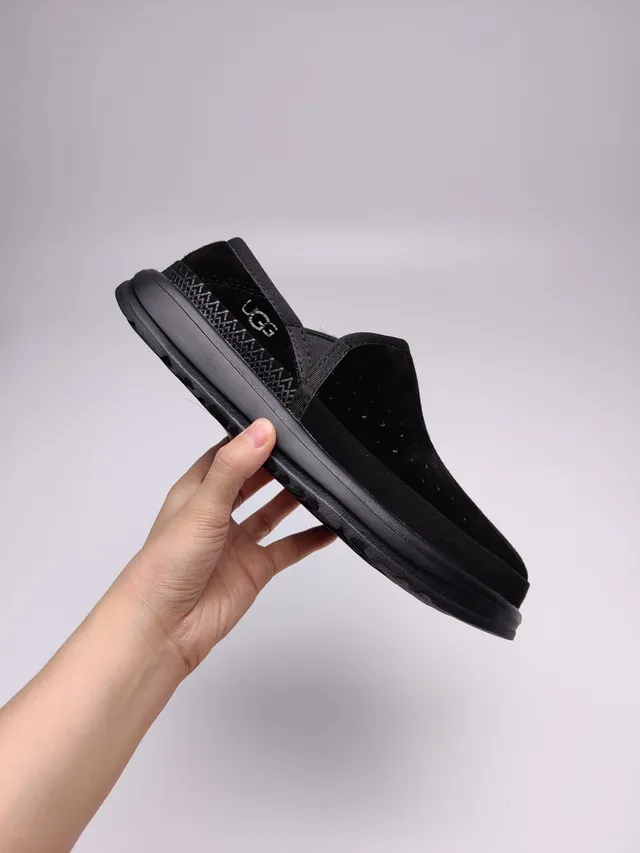 UGG Tasman Mocasines de Ante Negro sin cordones 14