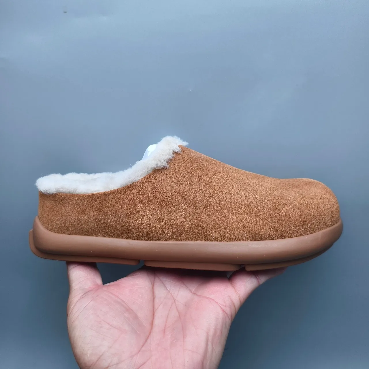 UGG Tasman Brown Suede Shearling-Lined Slippers 2