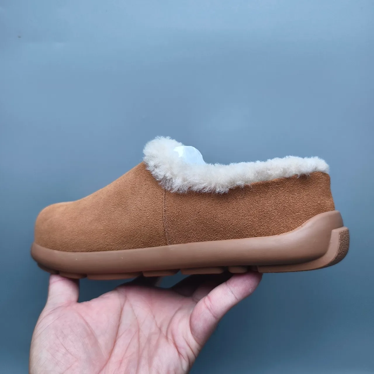 UGG Tasman Brown Suede Shearling-Lined Slippers 4