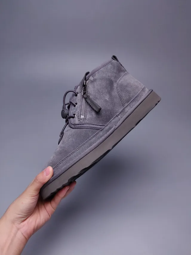 UGG Tasman Charcoal Gray Suede Ankle Boot 2