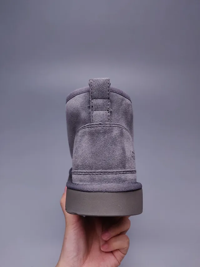 UGG Tasman Charcoal Gray Suede Ankle Boot 4