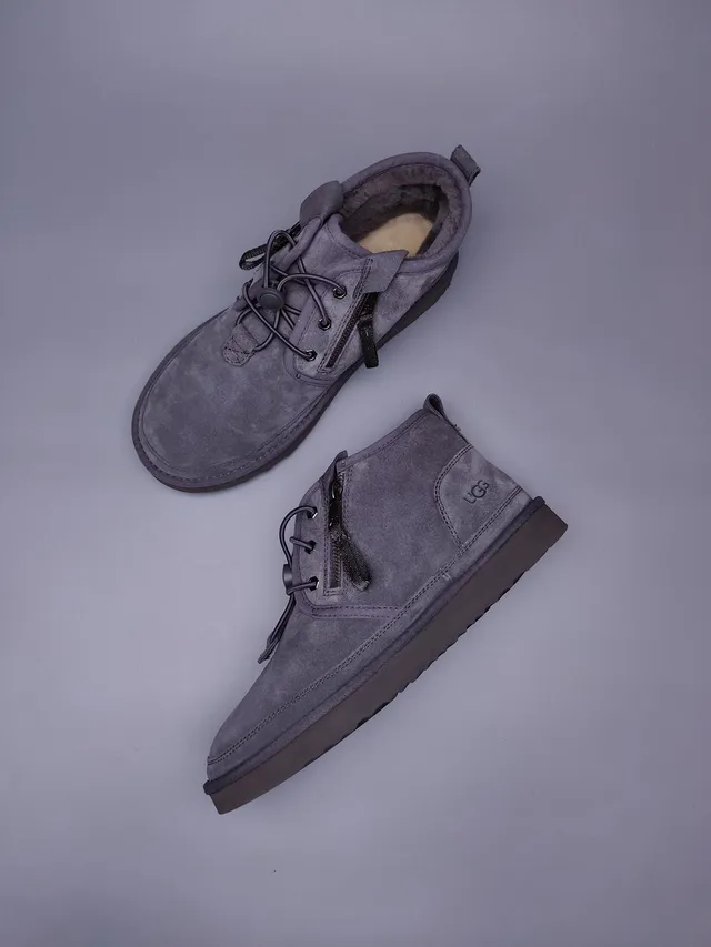 UGG Tasman Charcoal Gray Suede Ankle Boot 5