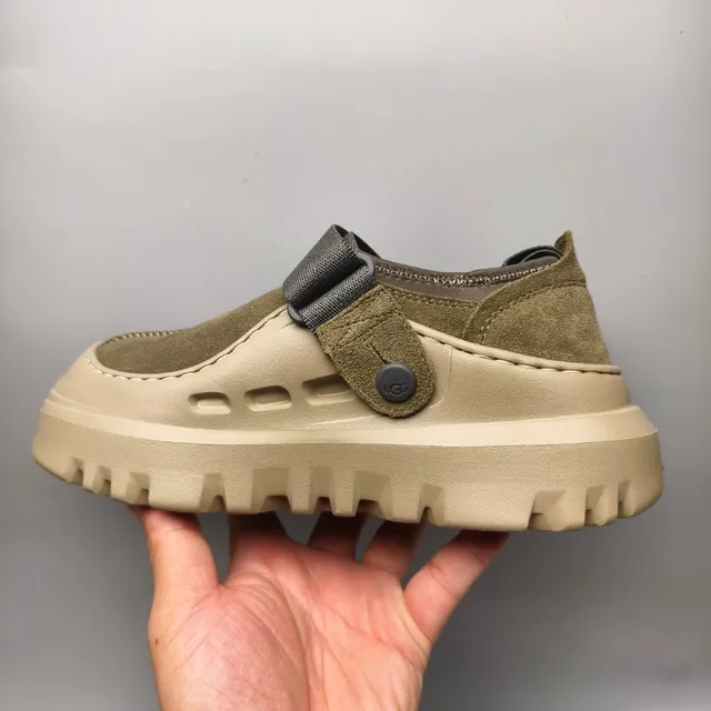 UGG Tasman Olive Green Suede Clog 6
