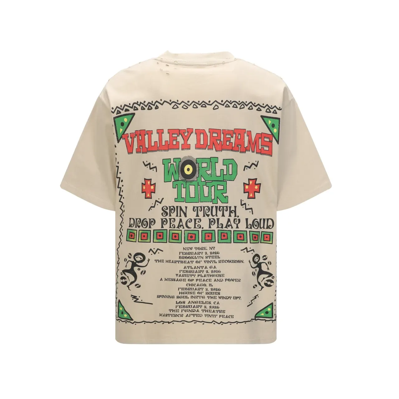 تيشيرت جرافيك أوفرسايز Vale Forever Valley Dreams 2